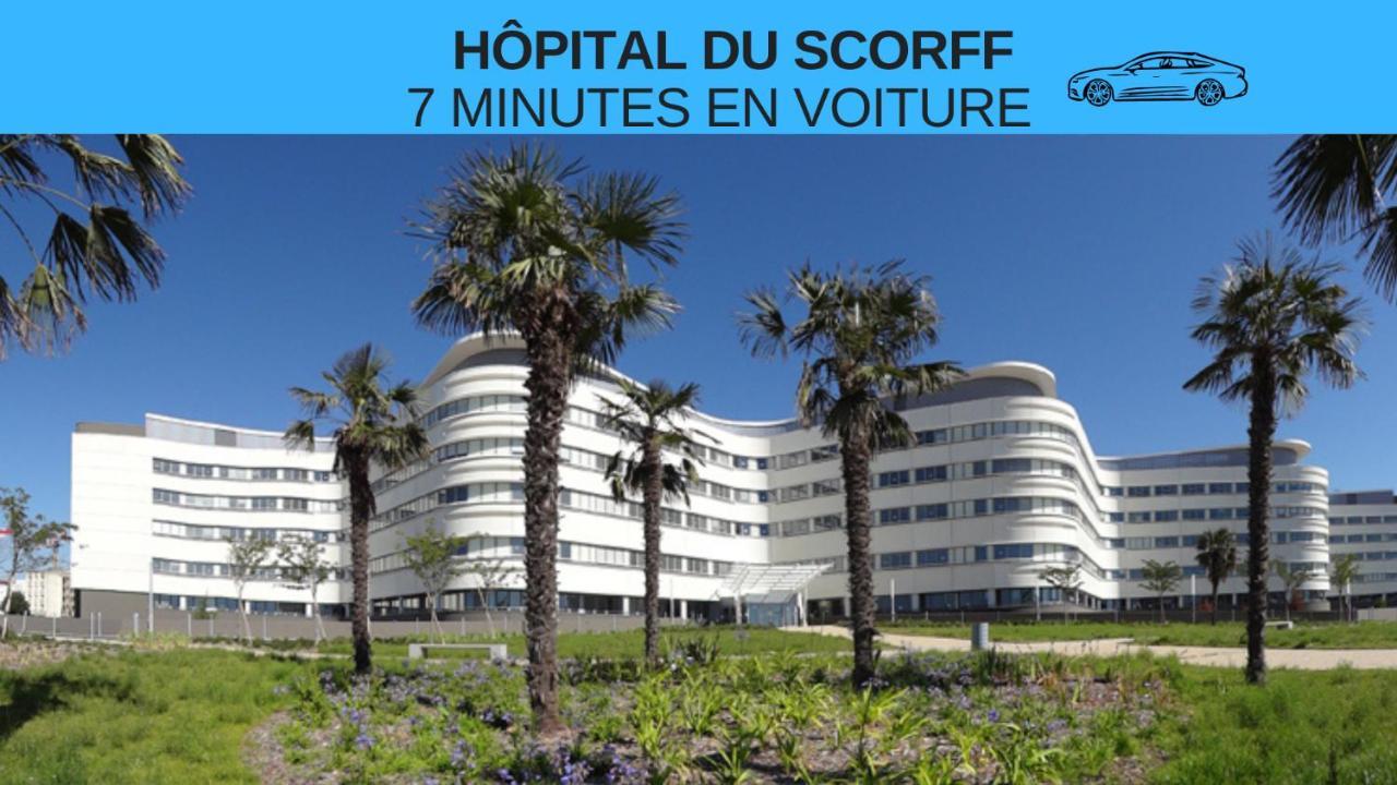 Residence Duguay - Centre Ville - Porte B - Appartements Tout Confort - Neuf - Nouveau Lorient Esterno foto